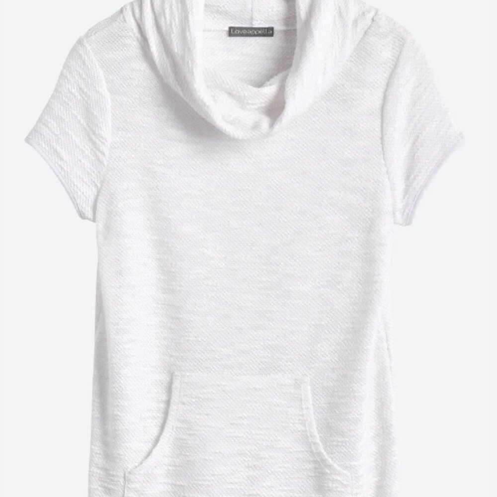 Loveappella Kerstyn Cowl Neck Knit Top